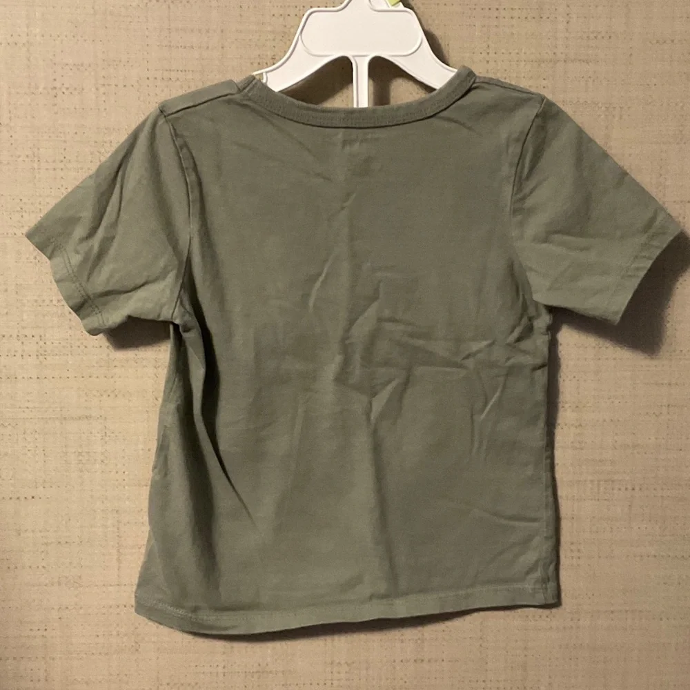 The Children's Place Dino Skate Tee - Olive and Orange